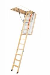 Fakro Wooden Folding Loft Ladder LWT Passive House 280cm 3 Section