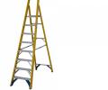 Werner Abru 717 Series Fibreglass Platform Stepladder Trade 5 Tread 7170518