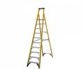 Werner Abru 717 Series Fibreglass Platform Stepladder Trade 5 Tread 7170518
