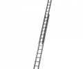 WERNER 4.4m  BOX SECTION DOUBLE EXTENSION LADDER 7224418