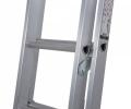 WERNER 4.4m  BOX SECTION DOUBLE EXTENSION LADDER 7224418