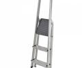 WERNER HIGH HANDRAIL STEPLADDER 3 TREAD 7400318L